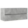 vidaXL Skř&iacute;ňka pod umyvadlo betonově &scaron;ed&aacute; 100x38,5x45 cm dřevotř&iacute;ska