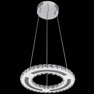 LED křišťálové závěsné svítidlo ve tvaru kruhu 13 W
