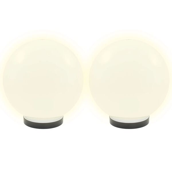 vidaXL Kulovité LED lampy 4 ks koule 25 cm PMMA