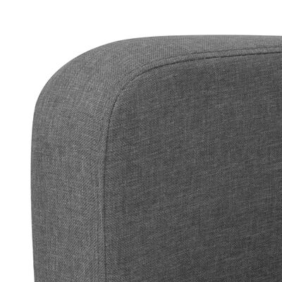 vidaXL 2dílná sedací souprava textil tmavě šedá