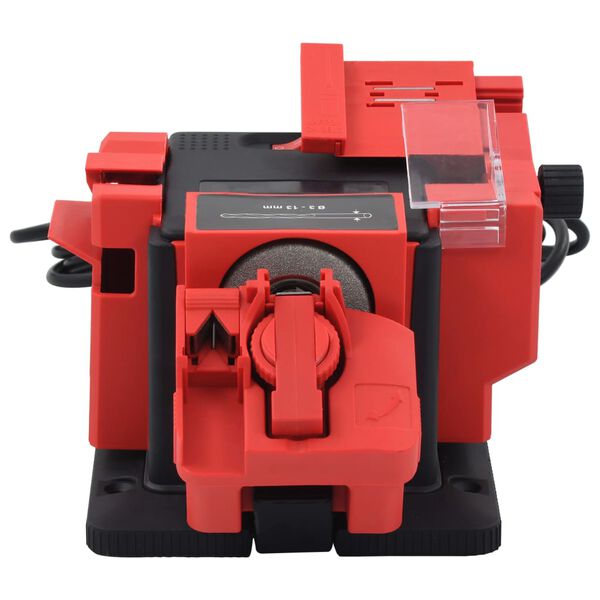 vidaXL Elektrick&aacute; bruska na vrt&aacute;ky HSS, nože a nůžky 3 n&aacute;stavce