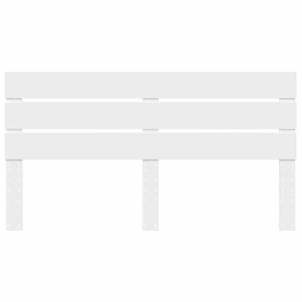 vidaXL Čelo postele B&iacute;l&aacute; 200 cm kompozitn&iacute; dřevo