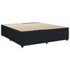 vidaXL Box spring postel s matrac&iacute; čern&aacute; 200x200 cm samet