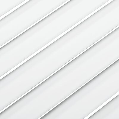 vidaXL Nábytková dvířka lamelový design bílá 61,5 x 49,4 cm borovice