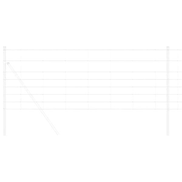 vidaXL Pastevn&iacute; plot Stř&iacute;brn&aacute; 100 x 0,8 m Pozinkovan&aacute; ocel