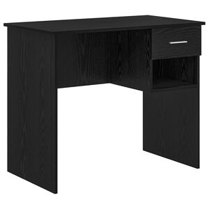 vidaXL Stůl Čern&yacute; dub 90 x 49 x 75 cm Kompozitn&iacute; dřevo