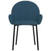 vidaXL J&iacute;deln&iacute; židle 2 ks modr&eacute; samet