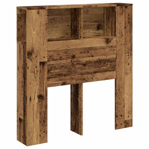 vidaXL Čelo postele s &uacute;ložn&yacute;m prostorem old wood 100 x 18,5 x 102,5 cm