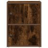 vidaXL Knihovna kouřov&yacute; dub 40x24x52 cm kompozitn&iacute; dřevo
