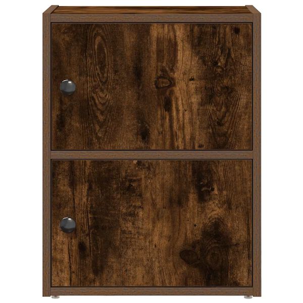 vidaXL Knihovna kouřov&yacute; dub 40x24x52 cm kompozitn&iacute; dřevo