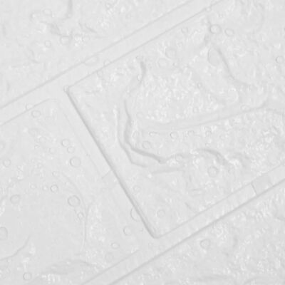 vidaXL 3D tapeta cihly samolepící 40 ks bílá