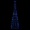 vidaXL Vánoční stromek kužel 3 000 modrých LED diod 230 x 800 cm