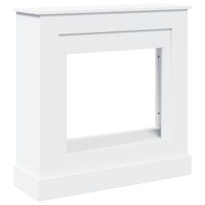 vidaXL Krbov&aacute; obestavba b&iacute;l&aacute; 90 x 30 x 90 cm kompozitn&iacute; dřevo
