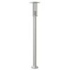 vidaXL Venkovn&iacute; stojac&iacute; lampa stř&iacute;brn&aacute; 100 cm nerezov&aacute; ocel