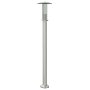 vidaXL Venkovn&iacute; stojac&iacute; lampa stř&iacute;brn&aacute; 100 cm nerezov&aacute; ocel