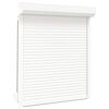 vidaXL Roletov&eacute; žaluzie B&iacute;l&yacute; 110 x 130 cm Hlin&iacute;k a polyuretan