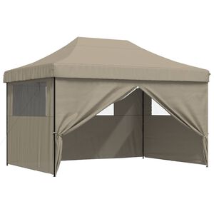 vidaXL Party Stan Taupe 279 x 410 x 315 cm Oxford l&aacute;tka