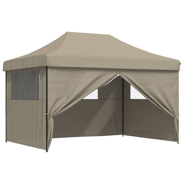 vidaXL Party Stan Taupe 279 x 410 x 315 cm Oxford l&aacute;tka