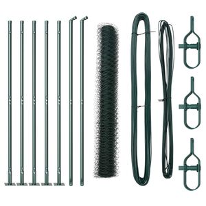 vidaXL Plotov&yacute; sloupek. Zelen&aacute;