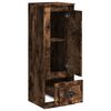 vidaXL Skř&iacute;ň highboard kouřov&yacute; dub 36 x 35,5 x 103,5 kompozitn&iacute; dřevo