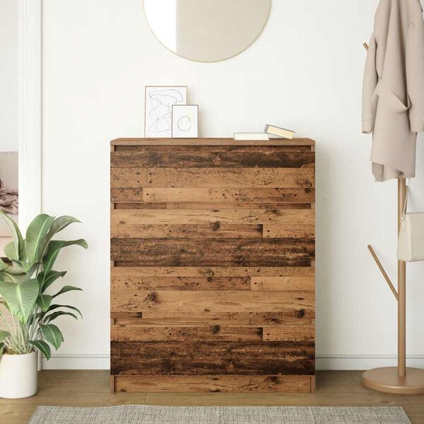 vidaXL Př&iacute;born&iacute;k star&eacute;ho dřeva 80x35x99 cm kompozitn&iacute; dřevo