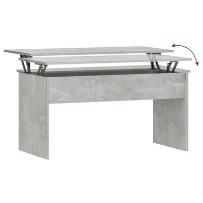 vidaXL Konferenční stolek betonově šedý 102 x 50,5 x 52,5 cm kompozit