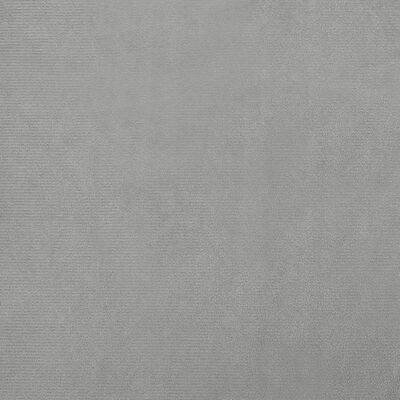 vidaXL Dětská pohovka světle šedá 60 x 40 x 30 cm samet