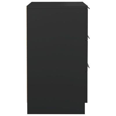 vidaXL Noční stolek černý 40 x 36 x 65 cm