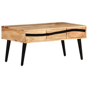 vidaXL Konferenčn&iacute; stolek 88 x 50 x 42 cm masivn&iacute; ak&aacute;ciov&eacute; dřevo
