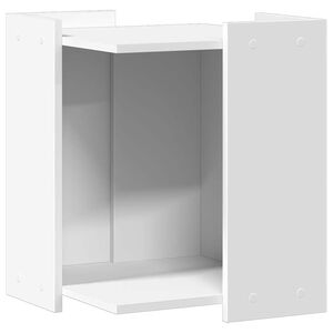 vidaXL Skř&iacute;ňka na kočič&iacute; z&aacute;chod b&iacute;l&aacute; 42 x 42 x 51 cm kompozitn&iacute; dřevo