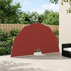 vidaXL Skl&aacute;dac&iacute; z&aacute;stěna na terasu terracotta 160 cm