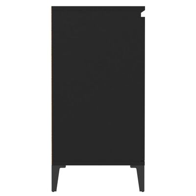 vidaXL Příborník černý 60 x 35 x 70 cm dřevotříska