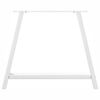 vidaXL Nohy k jídelnímu stolu ve tvaru A, 2 ks, bílé, 90 x (72-73) cm, ocel
