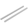 vidaXL Z&aacute;vitov&aacute; tyč 2 ks Stř&iacute;brn&aacute; 6 x 135 mm Ocel
