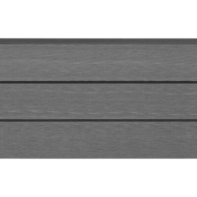 vidaXL Náhradní plotové desky 9 ks WPC 170 cm šedé