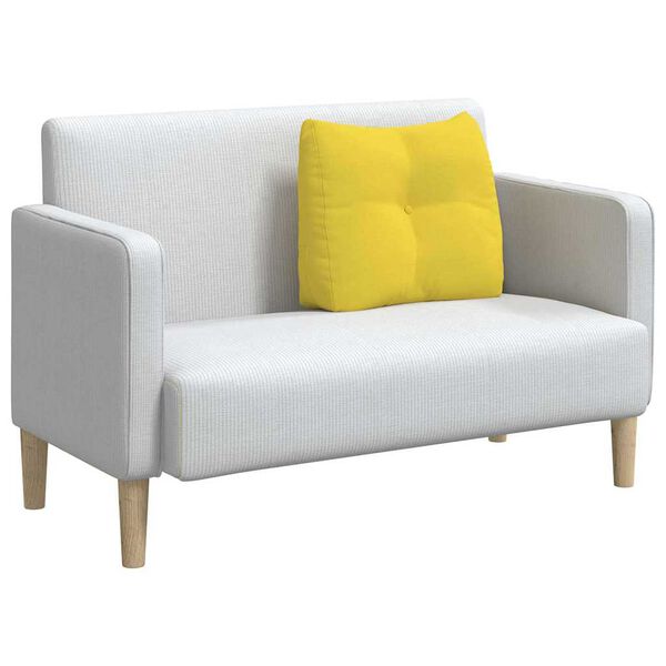 vidaXL Pol&scaron;t&aacute;ř na z&aacute;da Světl&aacute; žlut&aacute; 60 x 24 x 50 cm textil