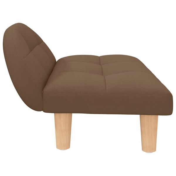 vidaXL Pelíšek pro psy hnědý 70 x 52 x 30 cm textil