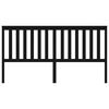 vidaXL Čelo postele čern&eacute; 186 x 6 x 101 cm masivn&iacute; borovice