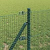 vidaXL Plotový sloupek. Zelená 50 x 0,8 m (19 x 19 mm síť) Ocel a PVC