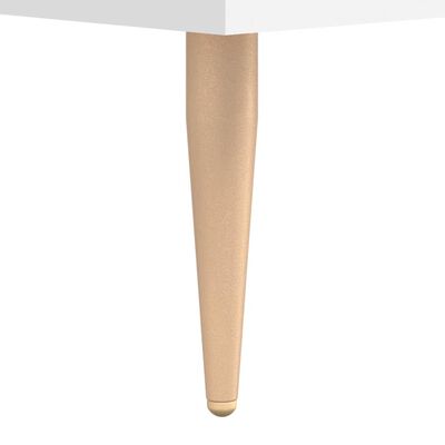 vidaXL Konferenční stolek bílý 50 x 50 x 40 cm kompozitní dřevo