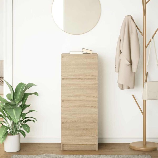 vidaXL Př&iacute;born&iacute;k Sonoma Dub 37,5x35x99 cm kompozitn&iacute; dřevo