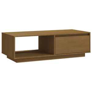 vidaXL Konferenčn&iacute; stolek medově hněd&yacute; 110x50x33,5 cm masivn&iacute; borovice