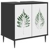 vidaXL Koupelnov&aacute; skř&iacute;ň HANAU Čern&yacute; dub 60 x 40 x 61 cm