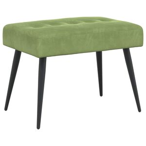 vidaXL Lavice s knofl&iacute;kov&yacute;m pro&scaron;&iacute;v&aacute;n&iacute;m Světl&aacute; zelen&aacute; 60 x 40 x 45 cm