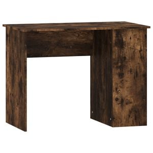 vidaXL Psac&iacute; stůl kouřov&yacute; dub 100 x 55 x 75 cm kompozitn&iacute; dřevo