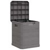 vidaXL Zahradn&iacute; &uacute;ložn&yacute; box 90 l hněd&yacute;