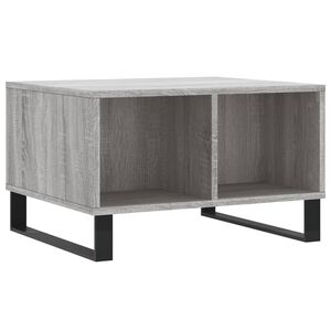 vidaXL Konferenčn&iacute; stolek &scaron;ed&yacute; sonoma 60x50x36,5 cm kompozitn&iacute; dřevo
