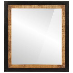 vidaXL Koupelnov&eacute; zrcadlo 55 x 1 x 60 cm sklo a masivn&iacute; mangovn&iacute;k