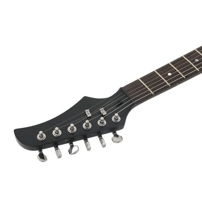 vidaXL Elektrická kytara pro začátečníky s obalem černá 4/4 39"