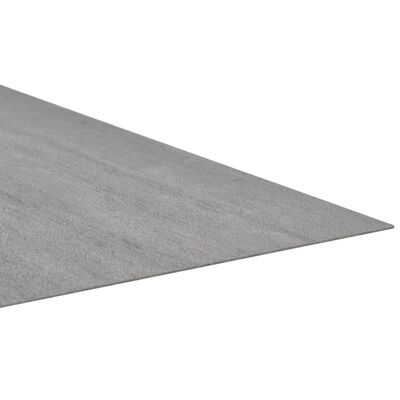vidaXL Samolepící podlahové desky PVC 5,11 m² šedé tupované